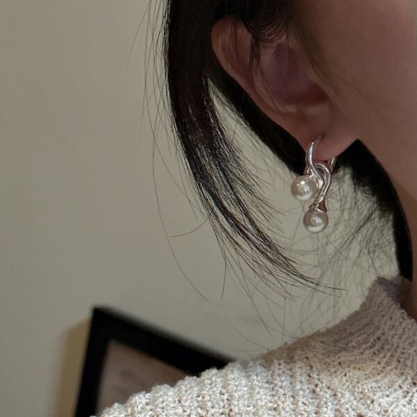 Wholesale 925 Sterling Silver Swarovski Pearl Earrings - Image 6