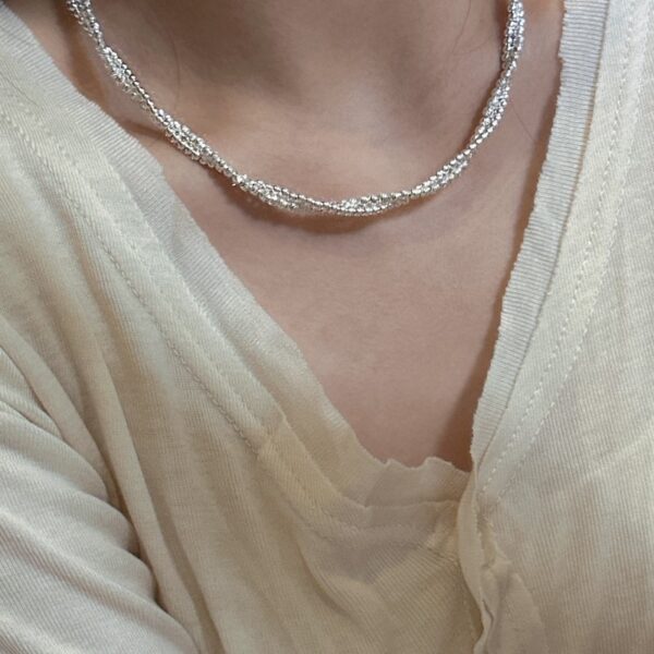 Wholesale 925 Sterling Silver Twinning Necklace & bracelet - Image 5