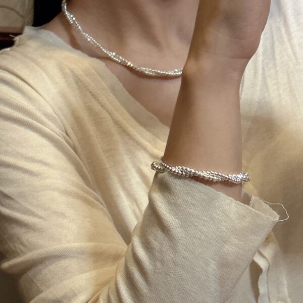 Wholesale 925 Sterling Silver Twinning Necklace & bracelet - Image 6