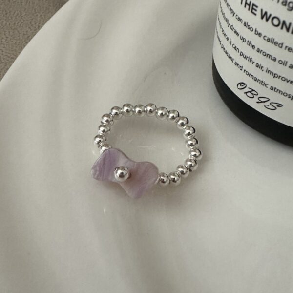 Wholesale 925 Sterling Silver Natural Stone Ring - Image 2