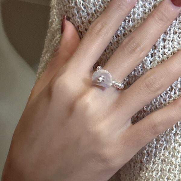 Wholesale 925 Sterling Silver Natural Stone Ring - Image 6