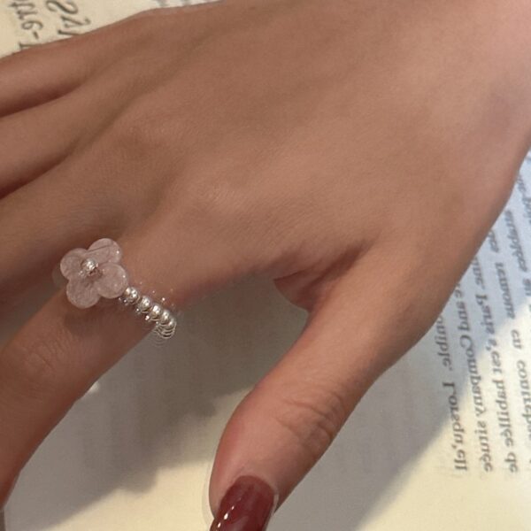 Wholesale 925 Sterling Silver Natural Stone Ring - Image 7