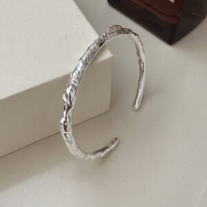 Wholesale 925 Sterling Silver Textured Bangle