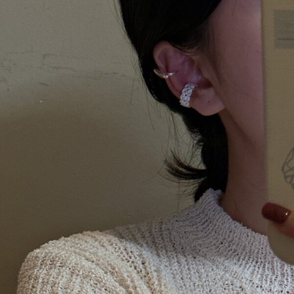 Wholesale 925 Sterling Silver Lace Ear Cuff - Image 3