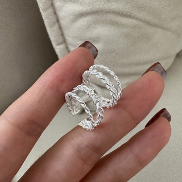 Wholesale 925 Sterling Silver Twist Ear Cuff - Image 2