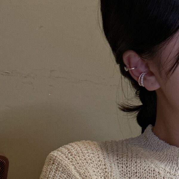 Wholesale 925 Sterling Silver Twist Ear Cuff - Image 3