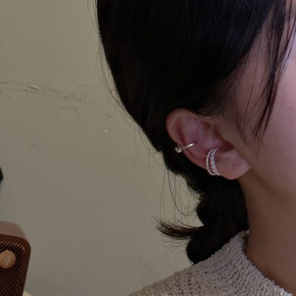 Wholesale 925 Sterling Silver Twist Ear Cuff - Image 4