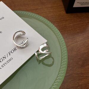 Wholesale 925 Sterling Silver Double Layer Ear Cuff