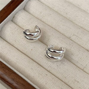 Wholesale 925 Sterling Silver C-shaped Ear Cuff