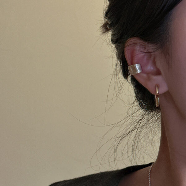 Wholesale 925 Sterling Silver Matte Ear Cuff - Image 4