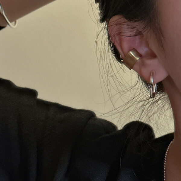 Wholesale 925 Sterling Silver Matte Ear Cuff - Image 5