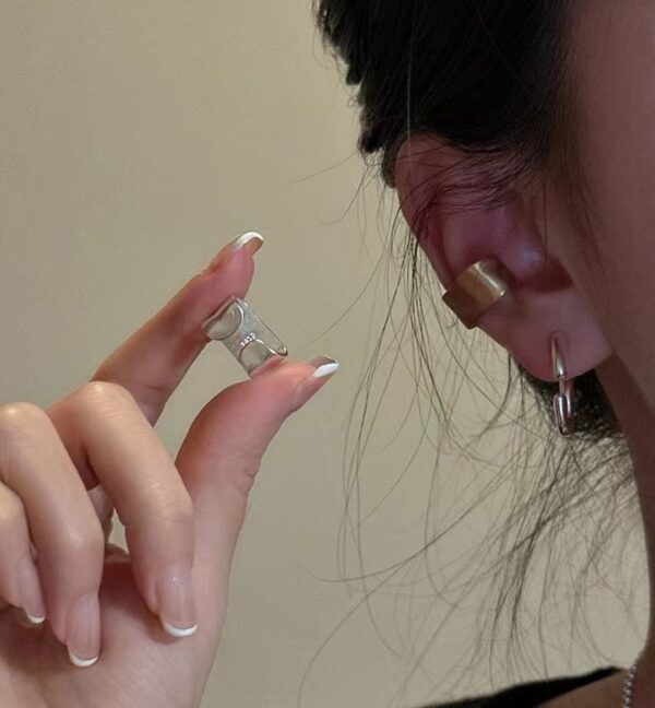 Wholesale 925 Sterling Silver Matte Ear Cuff - Image 6