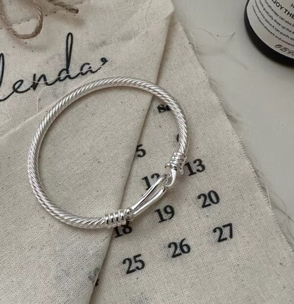 Wholesale 925 Sterling Silver Horseshoe Bangle - Image 3