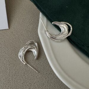 Wholesale 925 Sterling Silver Hollow Earrings