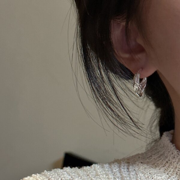 Wholesale 925 Sterling Silver Hollow Earrings - Image 4