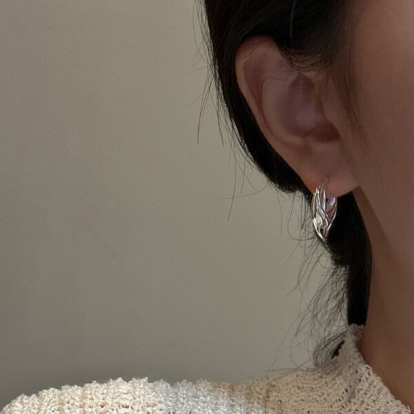 Wholesale 925 Sterling Silver Hollow Earrings - Image 5