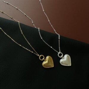 Wholesale 925 Sterling Silver Love Sweater Necklace