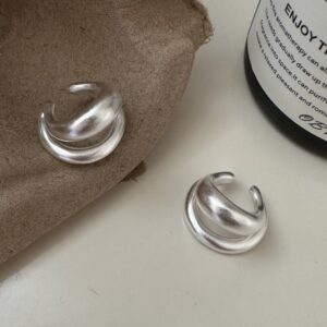 Wholesale 925 Sterling Silver Matte Ear Cuff