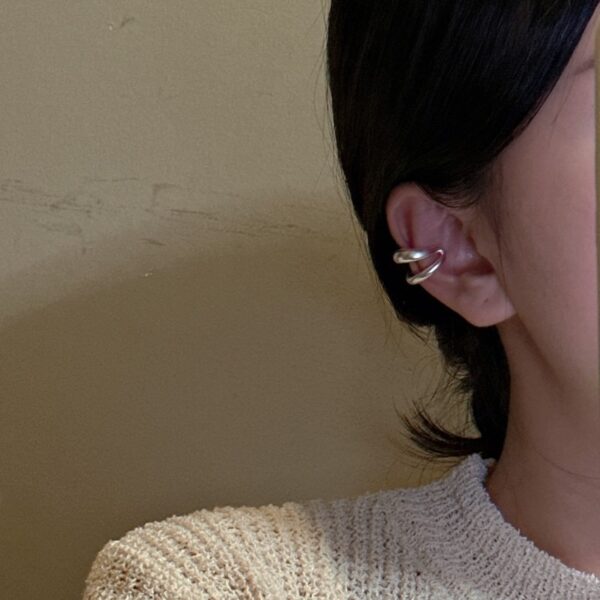 Wholesale 925 Sterling Silver Matte Ear Cuff - Image 6