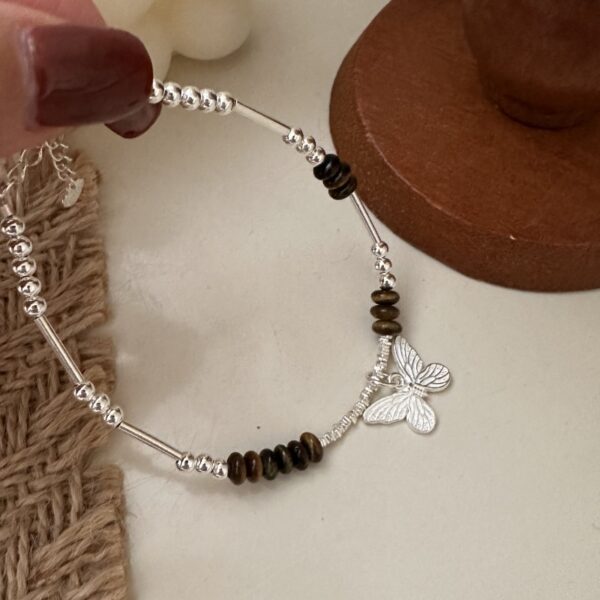 Wholesale 925 Sterling Silver Butterfly Bracelet - Image 2