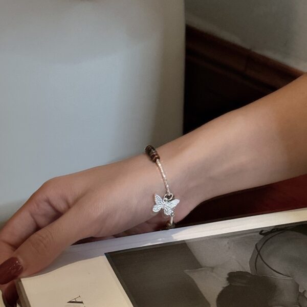 Wholesale 925 Sterling Silver Butterfly Bracelet - Image 4