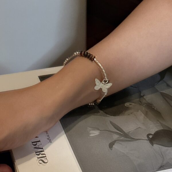 Wholesale 925 Sterling Silver Butterfly Bracelet - Image 5