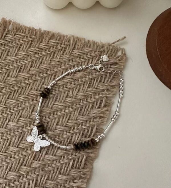 Wholesale 925 Sterling Silver Butterfly Bracelet - Image 3