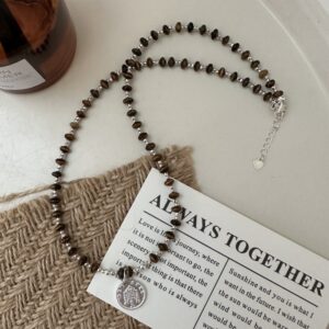 Wholesale 925 Sterling Silver Maillard Portrait Necklace