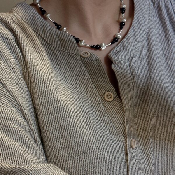 Wholesale 925 Sterling Silver Cat-eye Bead Necklace - Image 5