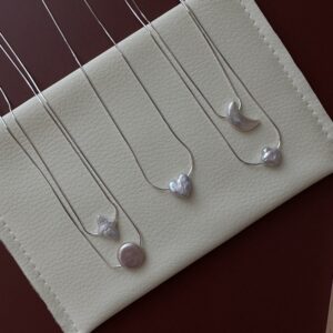 Wholesale 925 Sterling Silver Baroque Shaped Necklace