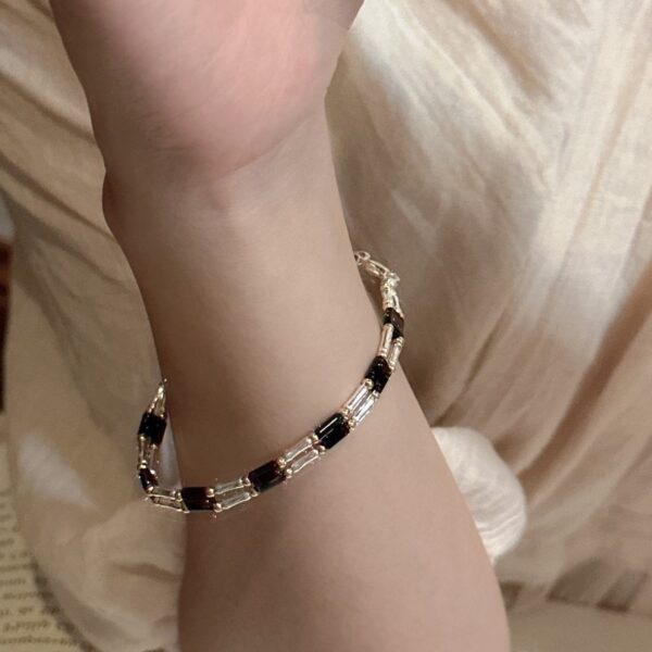 Wholesale 925 Sterling Silver Maillard Gold and Silver Bracelet - Image 6
