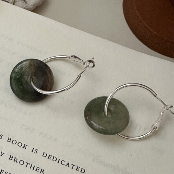 Wholesale 925 Sterling Silver Natural Stone Earrings - Image 2