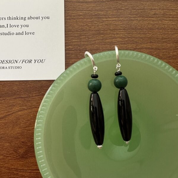 Wholesale 925 Sterling Silver Oval Stone Earrings - Image 2