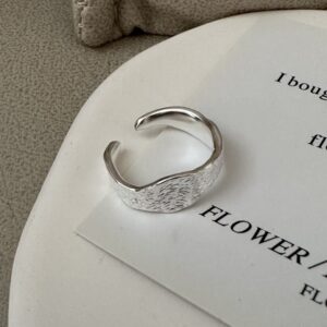 Wholesale 925 Sterling Silver Textured Ring