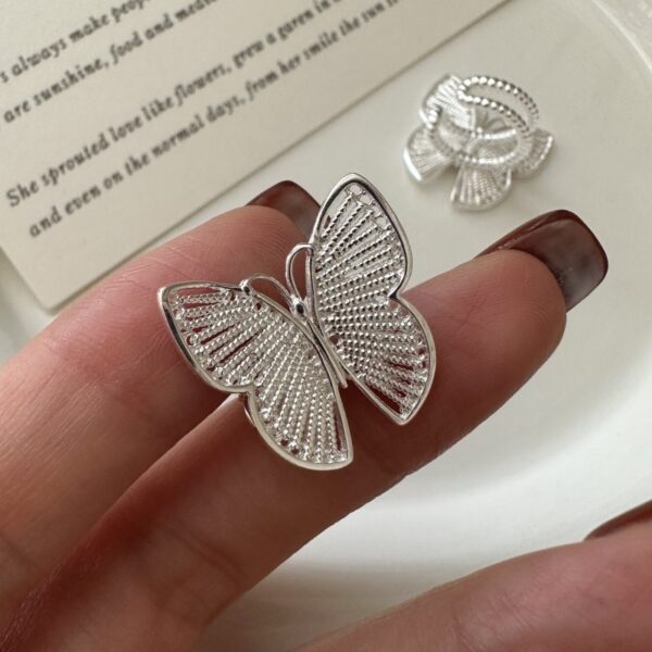 Wholesale 925 Sterling Silver Butterfly Ear Cuff - Image 2