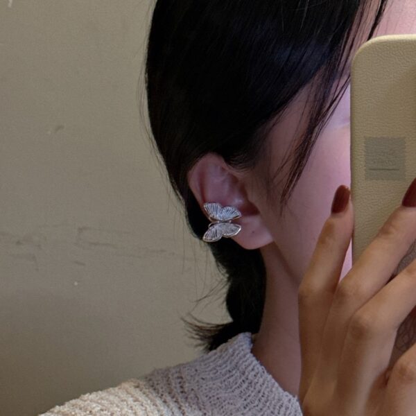 Wholesale 925 Sterling Silver Butterfly Ear Cuff - Image 4