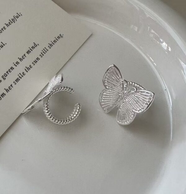 Wholesale 925 Sterling Silver Butterfly Ear Cuff - Image 3