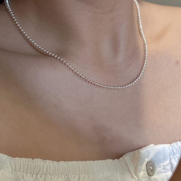 Wholesale 925 Sterling Silver Abacus Bead Necklace - Image 4