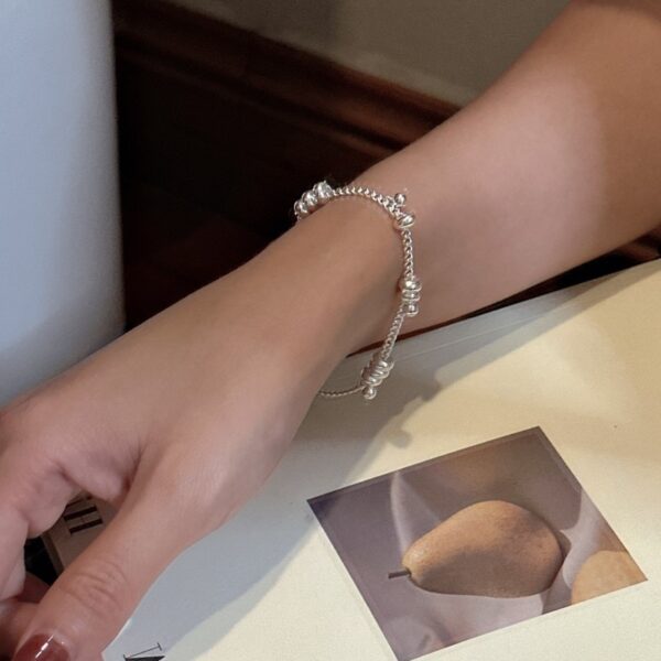 Wholesale 925 Sterling Silver Bead Bracelet - Image 6