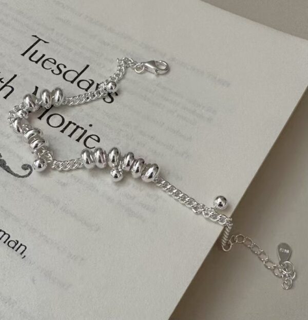 Wholesale 925 Sterling Silver Bead Bracelet - Image 3