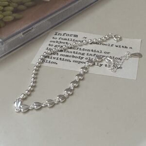 Wholesale 925 Sterling Silver Love Splicing Bracelet