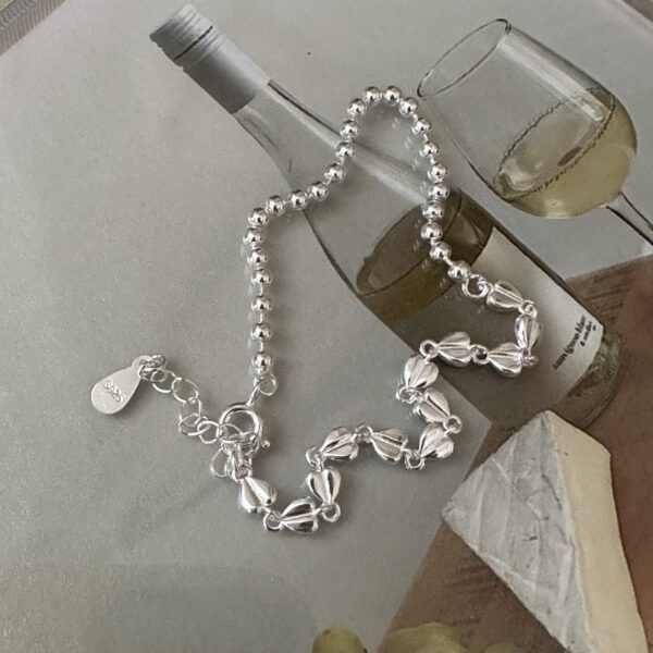 Wholesale 925 Sterling Silver Love Splicing Bracelet - Image 2