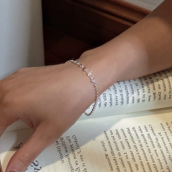 Wholesale 925 Sterling Silver Love Splicing Bracelet - Image 4