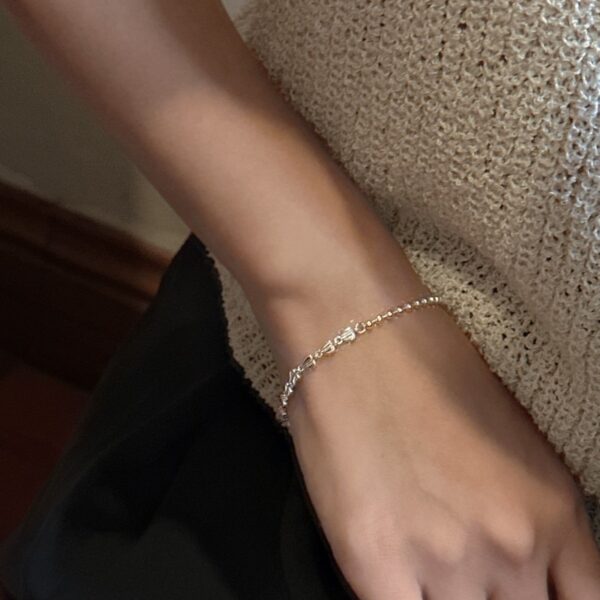 Wholesale 925 Sterling Silver Love Splicing Bracelet - Image 6