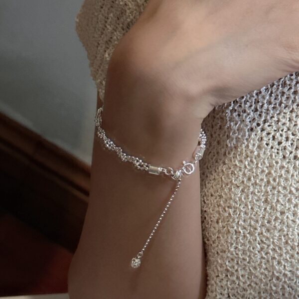 Wholesale 925 Sterling Silver Winding Bracelet - Image 4