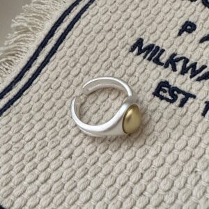 Wholesale 925 Sterling Silver Oval Frosted Ring