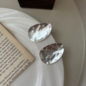 Wholesale 925 Sterling Silver Chunky Frosted Earrings