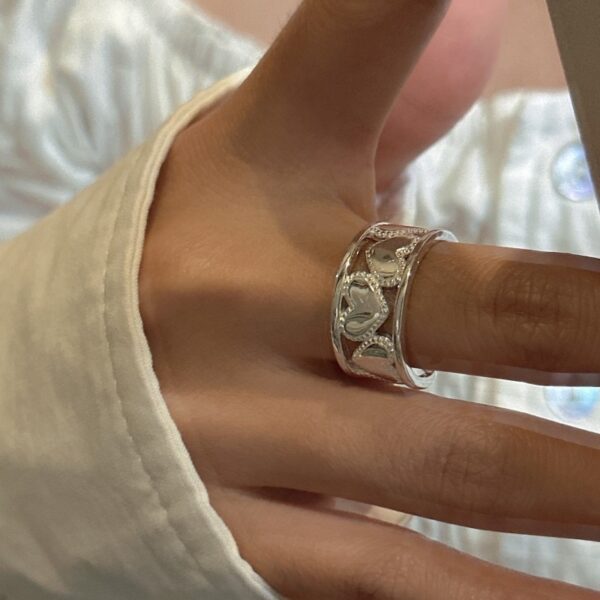 Wholesale 925 Sterling Silver Love Ring - Image 4