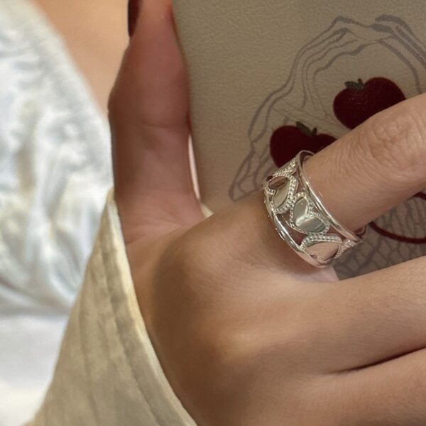 Wholesale 925 Sterling Silver Love Ring - Image 6