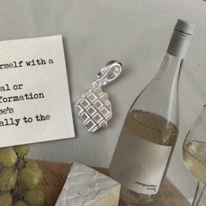 Wholesale 925 Sterling Silver Checkered Pendant